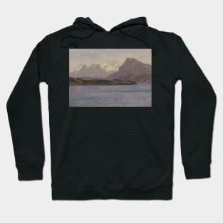 Alaskan Coast Range by Albert Bierstadt Hoodie